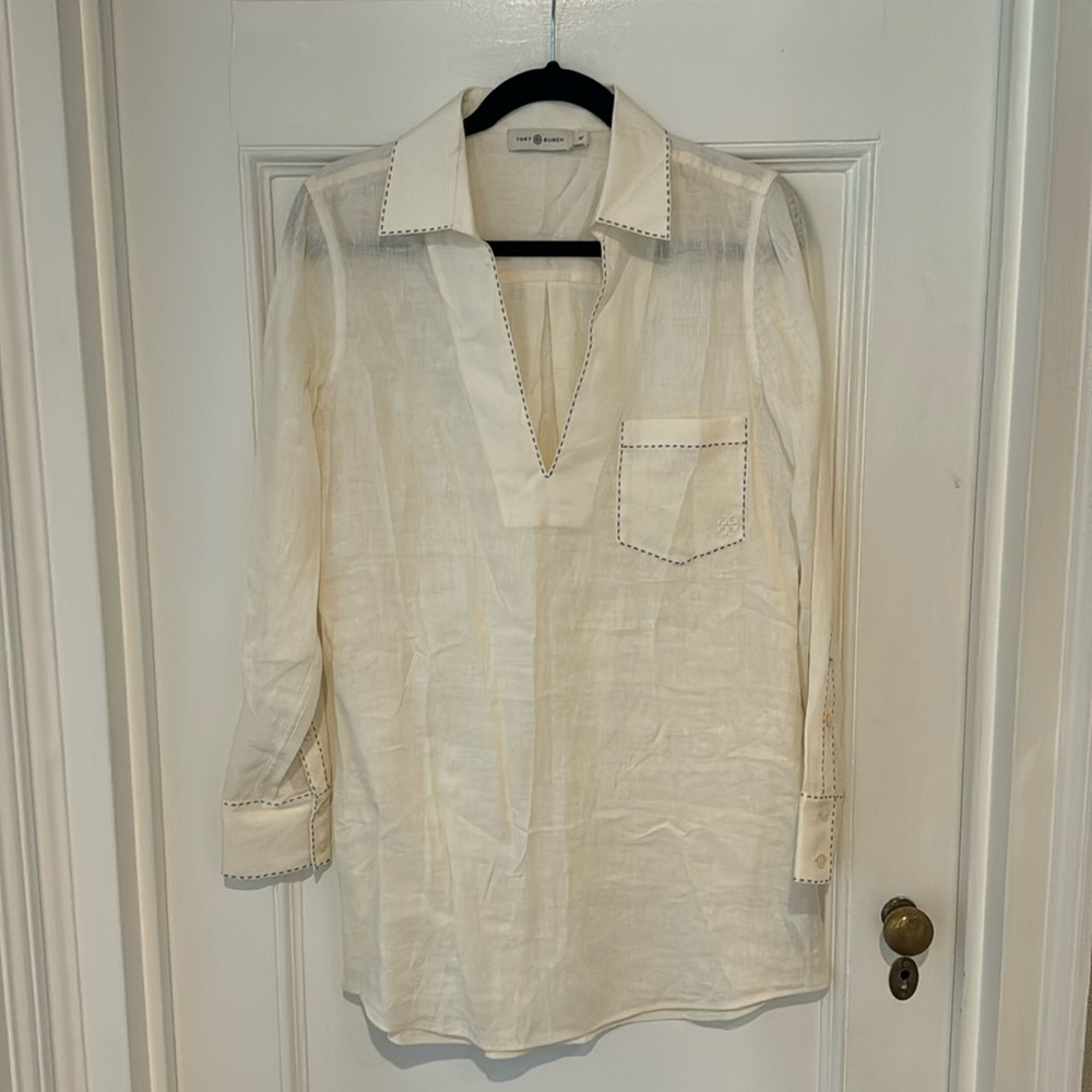 Tory Burch linen tunic